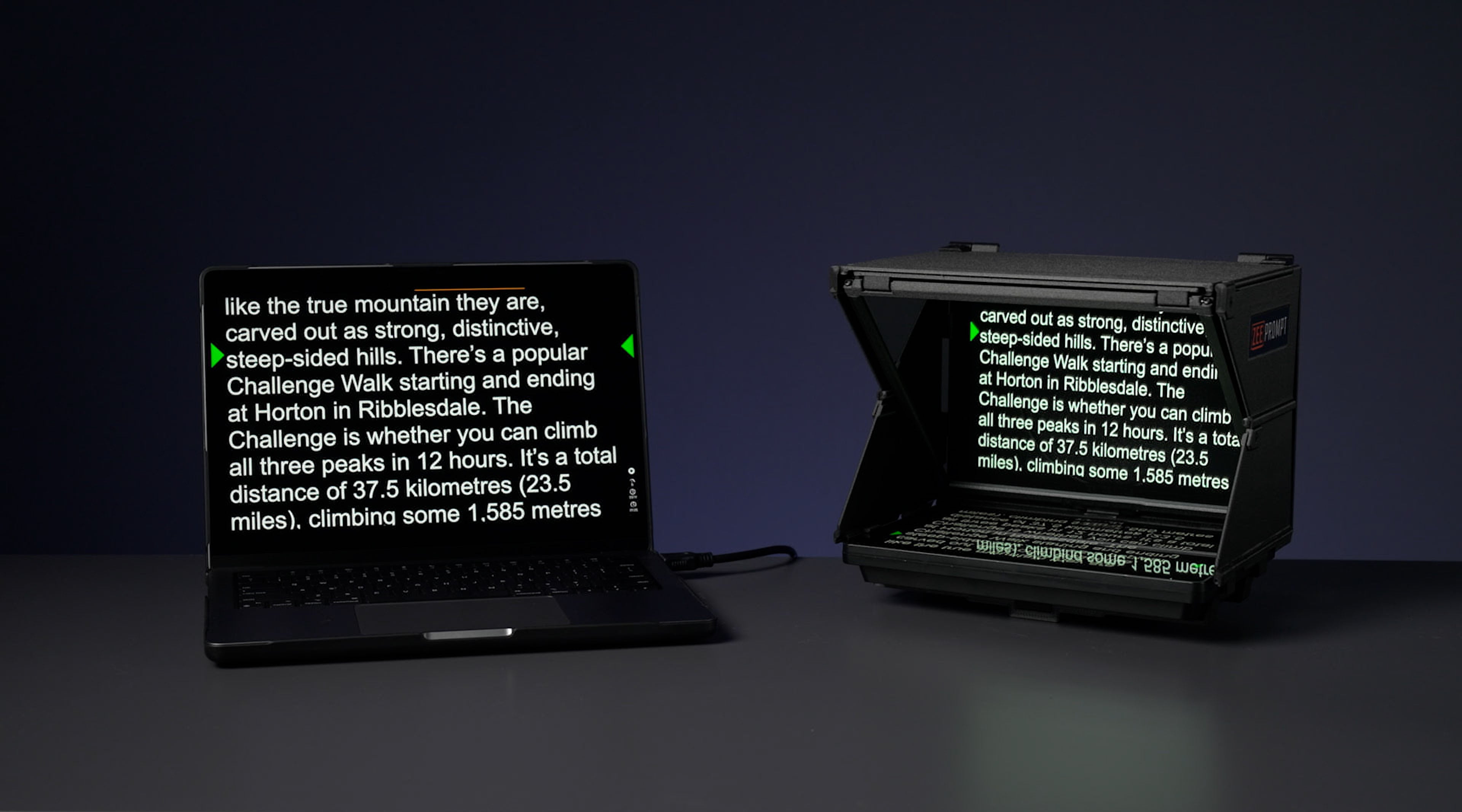 ZeeCue V2 teleprompter application macOS/Win